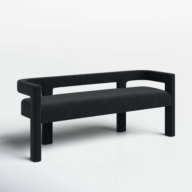 Marcella Upholstered Boucle Bench Reviews AllModern